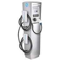 This is a photo of a 30 amp GE Durastation EVDN3 Double Car Charging Station