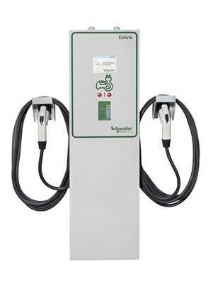 This is a photo of a Schneider EV230-N Car Charging Station