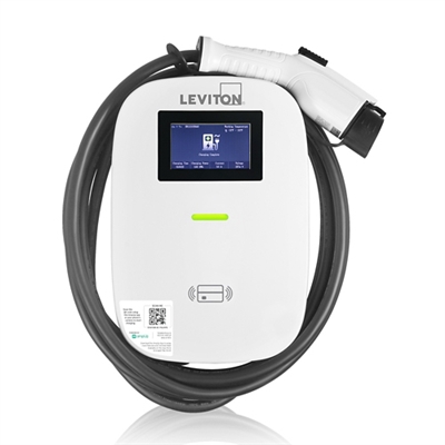 Leviton EV Series Pro EV48S 48A Level 2 Management Software and LCD Screen