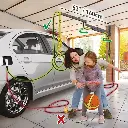 63- inch Protective EV Charging Cable Wall Arm 4.webp