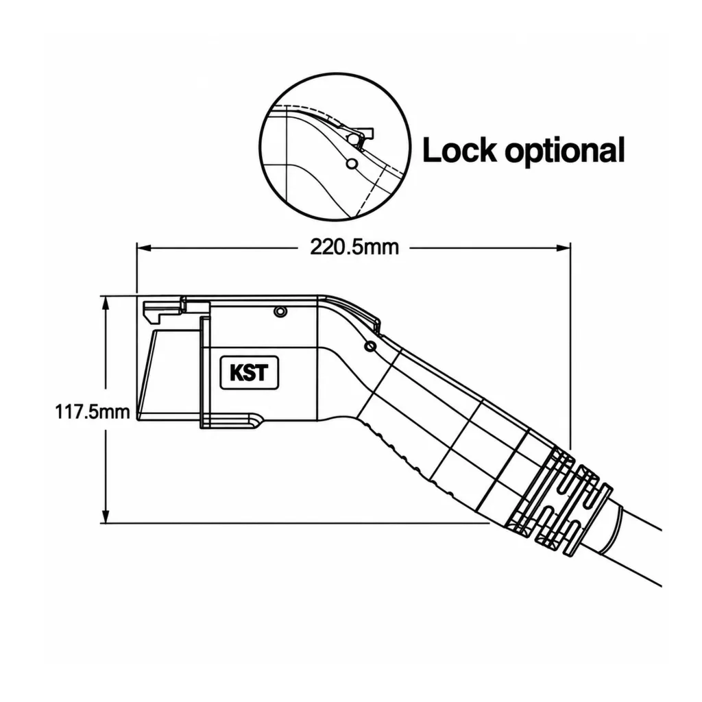 J1772 Replacement EV Charging Cable - 32A - 20 ft 2.webp