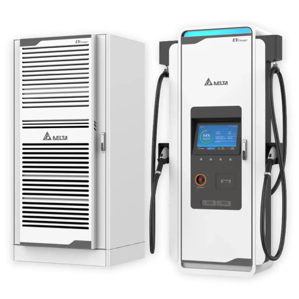 Delta High Power Charger 350kW DC Fast EV Charger Dual Port CCS1