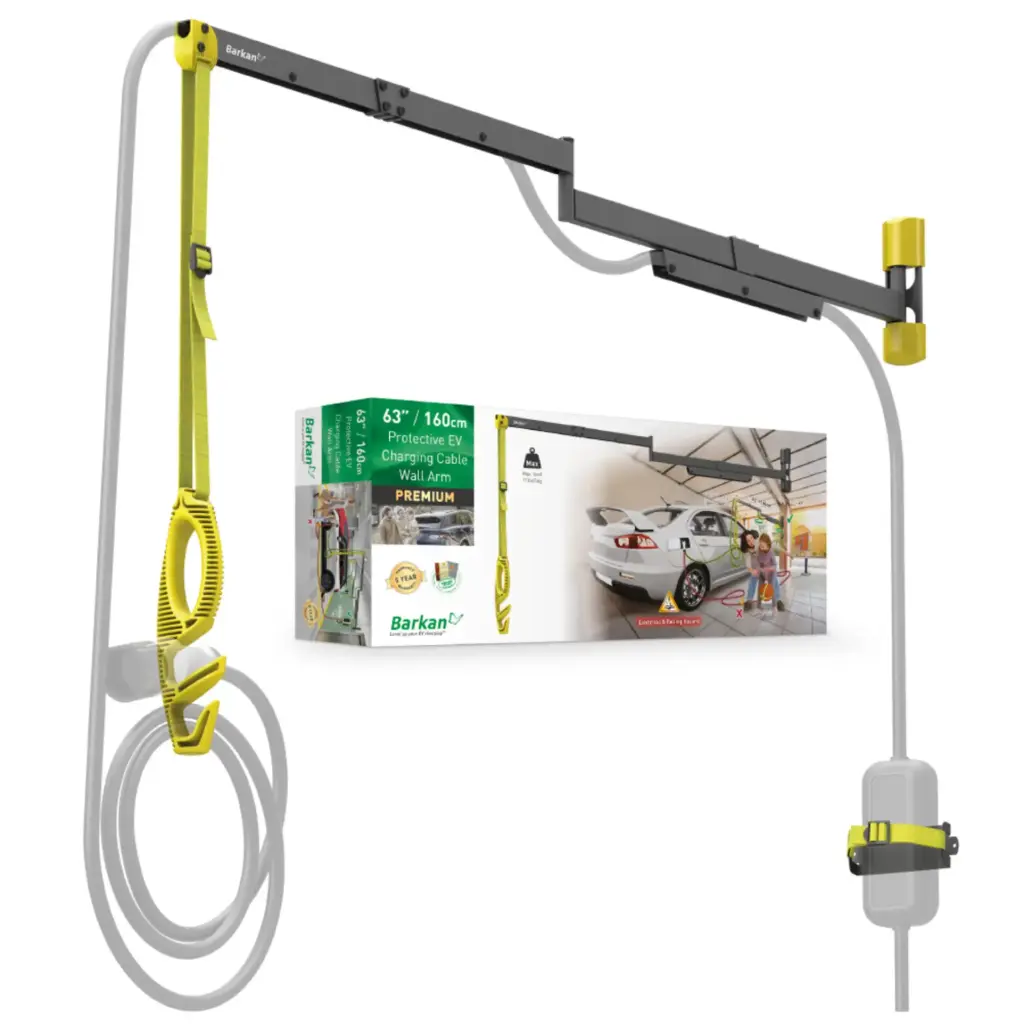 63" Protective EV Charging Cable Wall Arm by Barkan