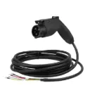 EV Charge Solutions® J1772 Replacement EV Charging Cable 20ft 40A – Open End