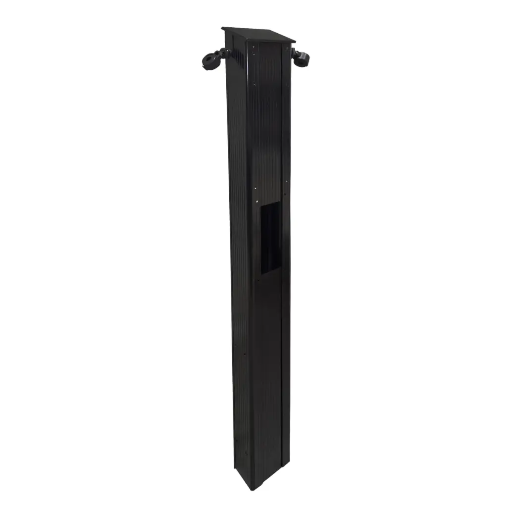 [EVCS-SLIM-CUSTOM-WEB] EV Charge Solutions® SLIM Pedestal with Ratcheting Cable Retrators — Custom Order