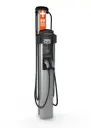 ChargePoint CT4021 Level 2 Dual Port EV Charger 208–240V 30A 18ft Cable – Bollard Mount with Retractor