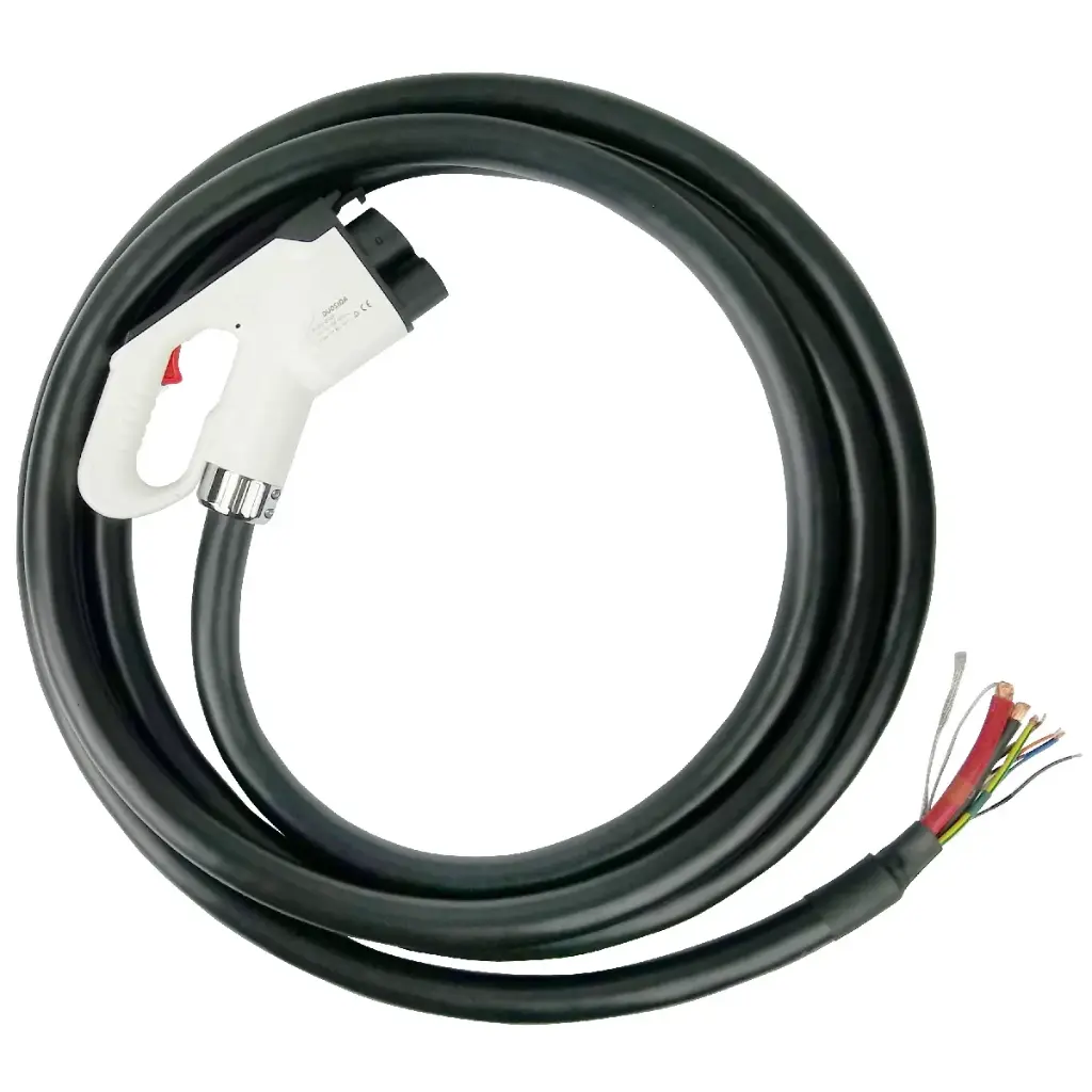 Duosida CCS1 Lvl 3 Replacement Connector with Cable 20'