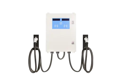 [ZemetricS-160BA] AC Level 2 Wallbox, Dual 19.2kW max. output, 240Vac out, 240Vac 1p input, Dual SAE J1772 (80A, 25ft), Cellular, RFID (BAA Compliant)