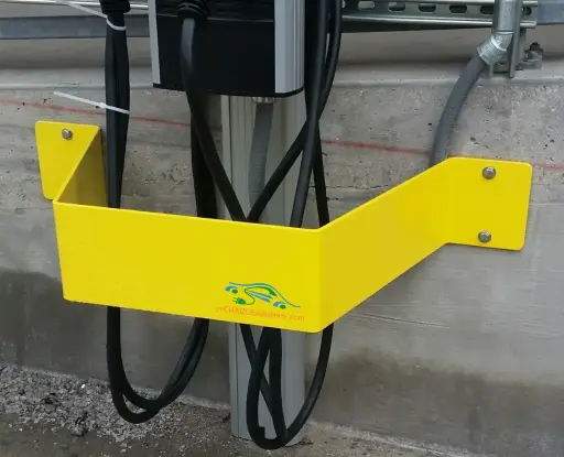 [EVCS-GRD-A-01] EV Charge Solutions Wall Mounted Yellow Safety Guard