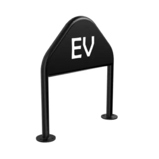 [EVCS-2LEG-BARRIER-BLK] 2 Leg Barrier, Black