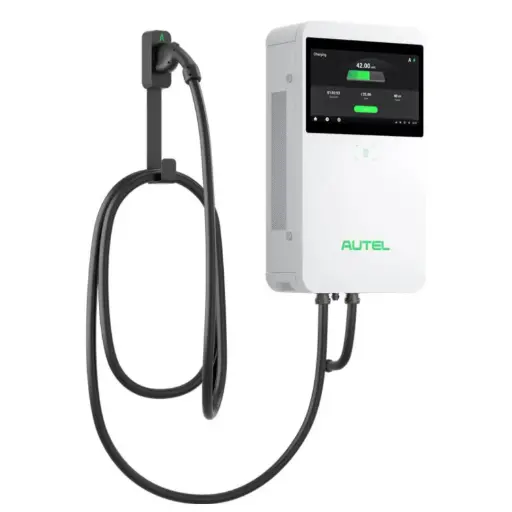 Autel MaxiCharger DC Compact Single Port EV Charger 40kW – Level 3 DC Fast Charging Station
