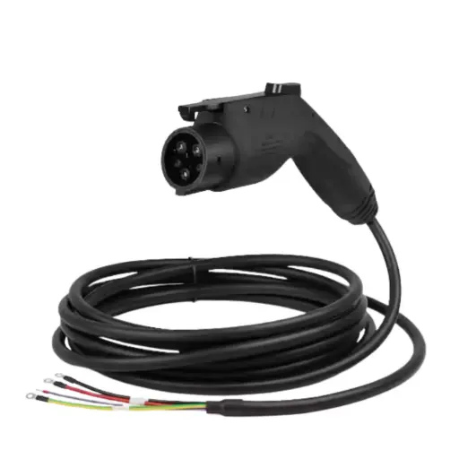 [EVCS-20CBL-A-02] EV Charge Solutions J1772 Replacement EV Charging Cable 20ft 40A – Open End