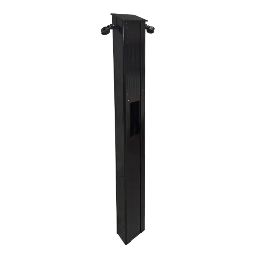 [EVCS-SLIM-CUSTOM-WEB] EV Charge Solutions® SLIM Pedestal with Ratcheting Cable Retrators — Custom Order
